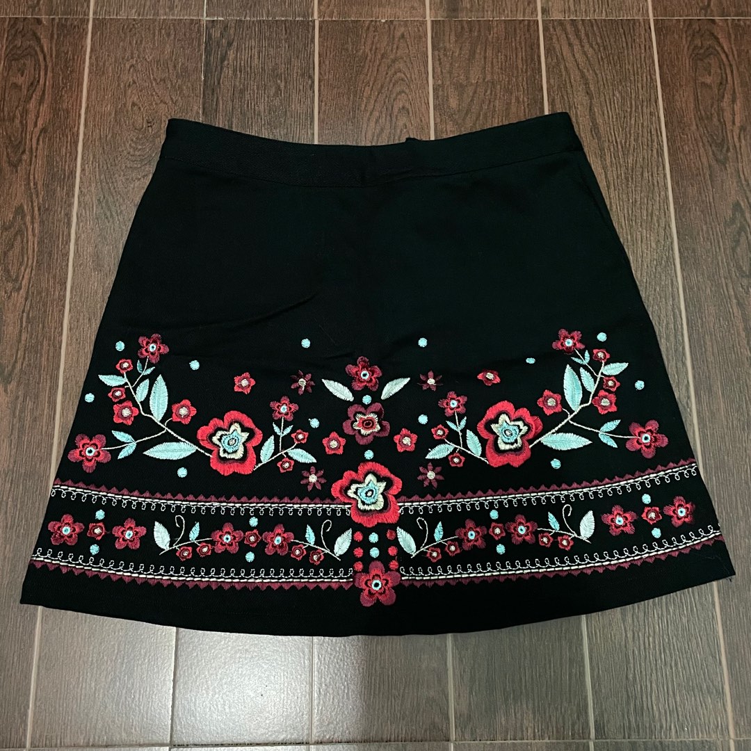 Black denim shop skirt george