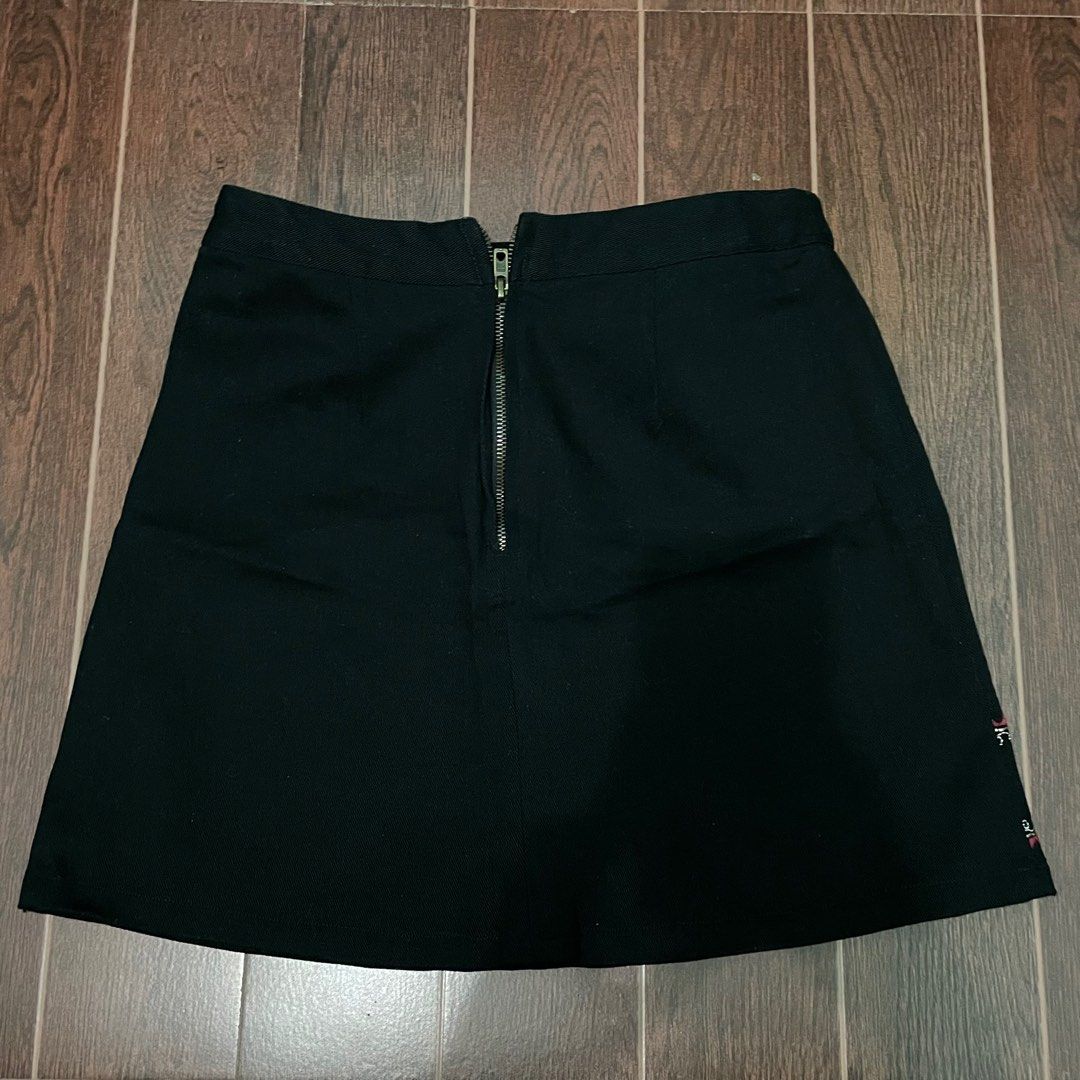 Black denim top skirt george