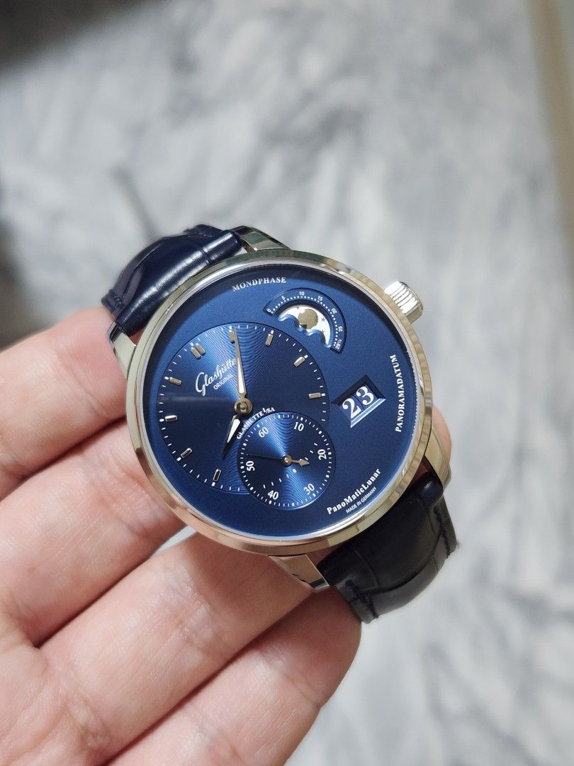Glashutte blue dial on sale