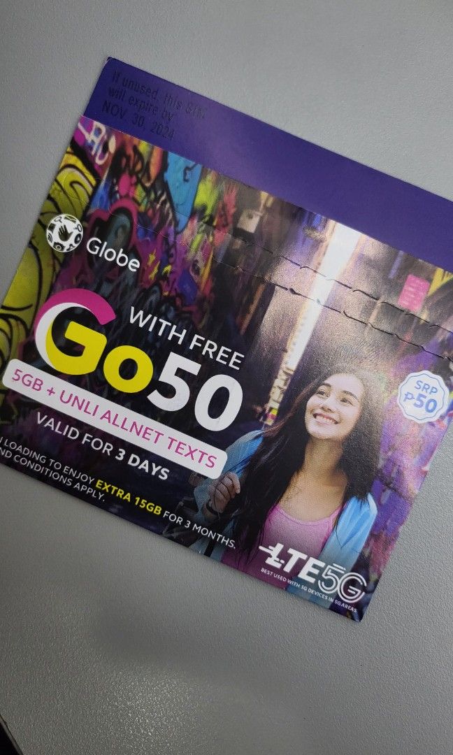 Globe vanity sim on Carousell