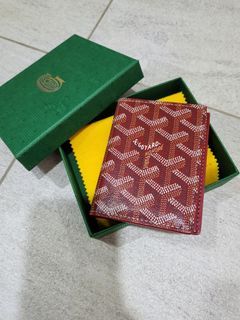Goyard, Bags, Goyard St Pierre Leather Wallet New In Box Bordeaux  Authentic Luxury