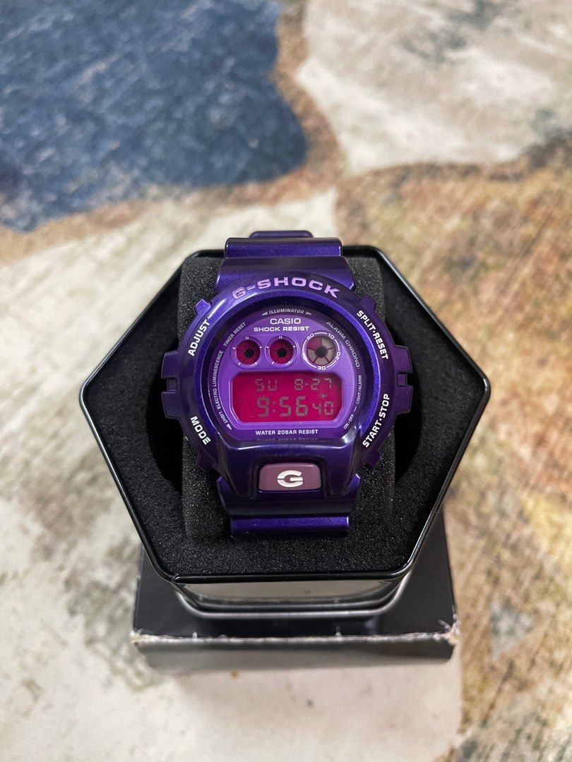 G shock top dw6900 purple original
