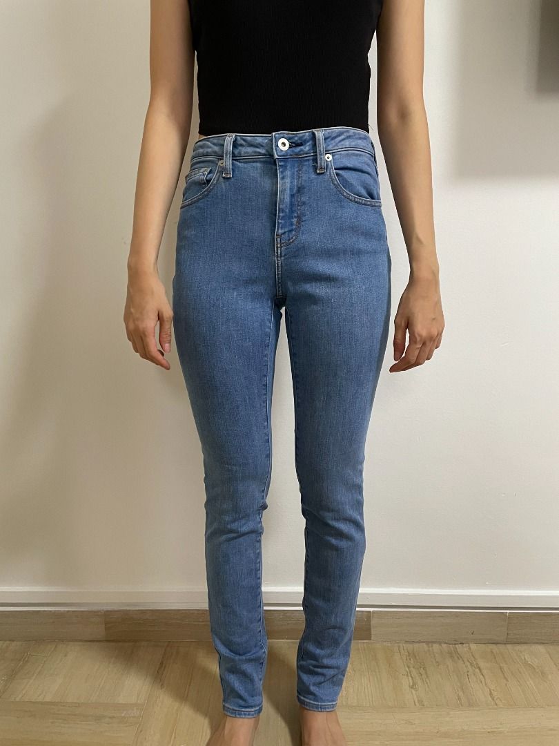 Cheap skinny hot sale high waisted jeans