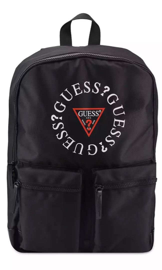 Guess Backpack Black Unisex Authentic Men s Fashion Bags
