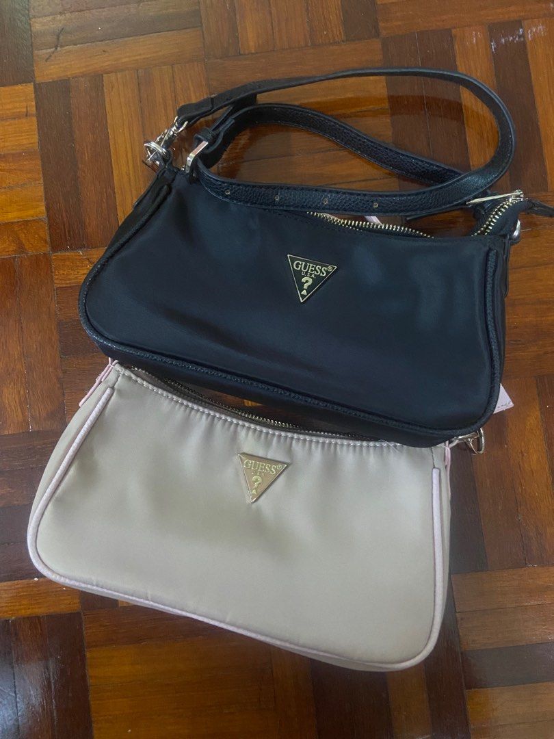 Guess HOBO BAG left black Luxury Bags Wallets on Carousell