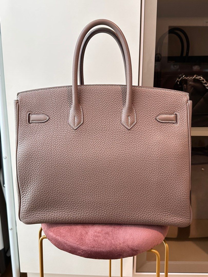 HERMES BIRKIN 35 ETOUPE CLEMENCE - BJ Luxury