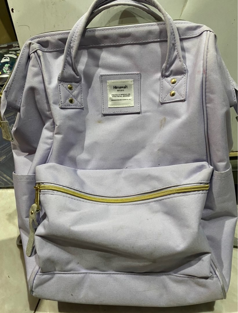 Himawari Bag Himawari Backpack Purple Backpack Purple Bag on Carousell
