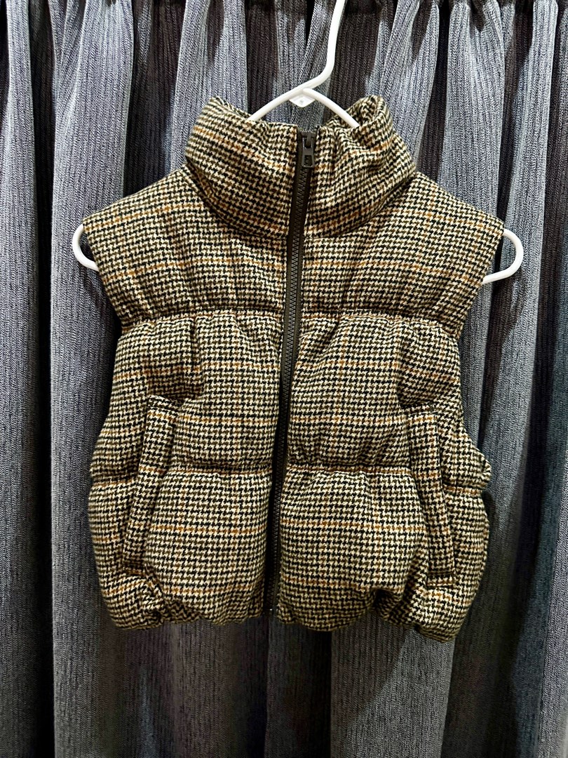 H&m cropped puffer vest Clearance
