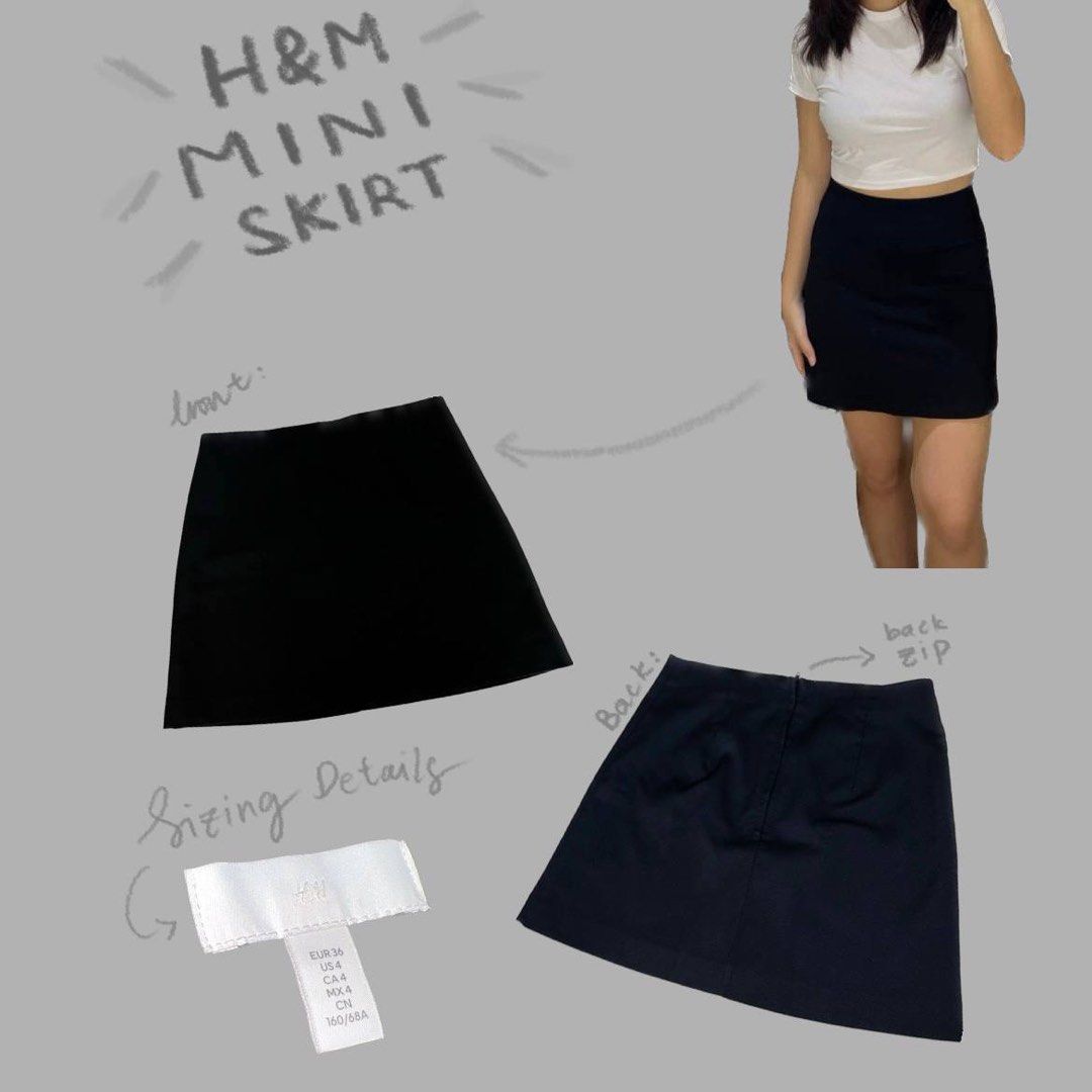 H and m womens skirts clearance