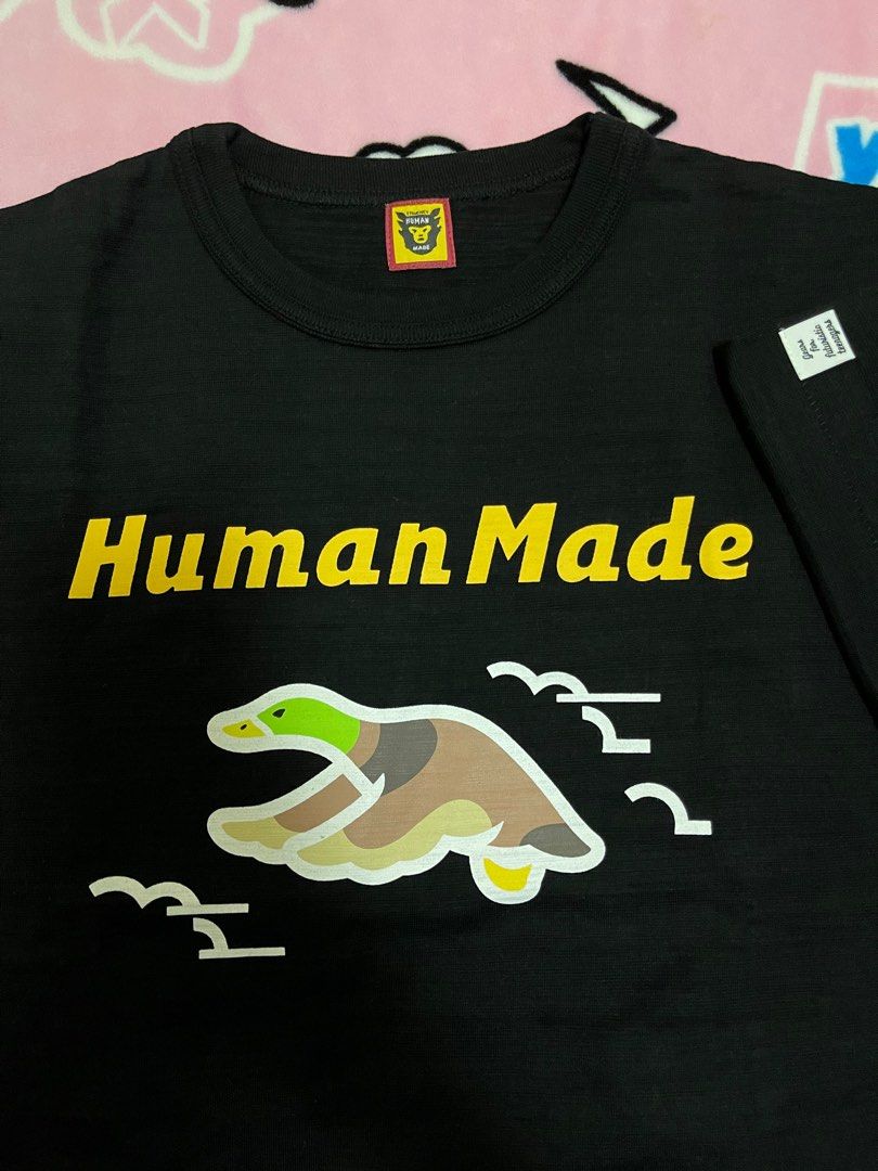 Human Made Large Black L, white M-XL, 男裝, 上身及套裝, T-shirt