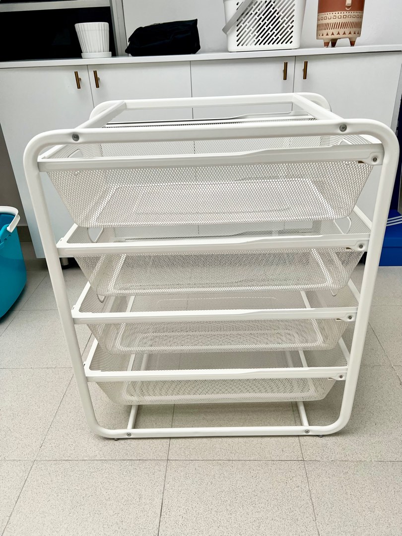 IKEA ALGOT mesh drawer, Furniture & Home Living, Furniture, Shelves
