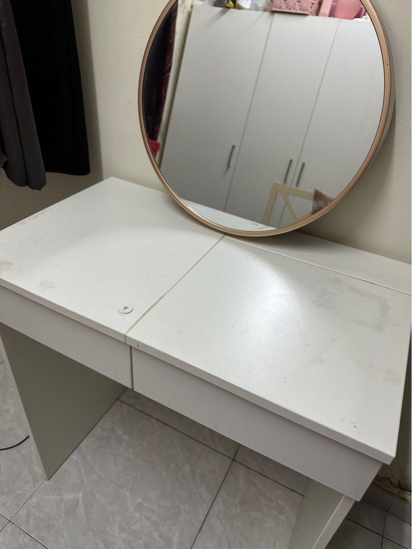 IKEA BRIMNES Makeup Table, Furniture & Home Living, Furniture, Tables