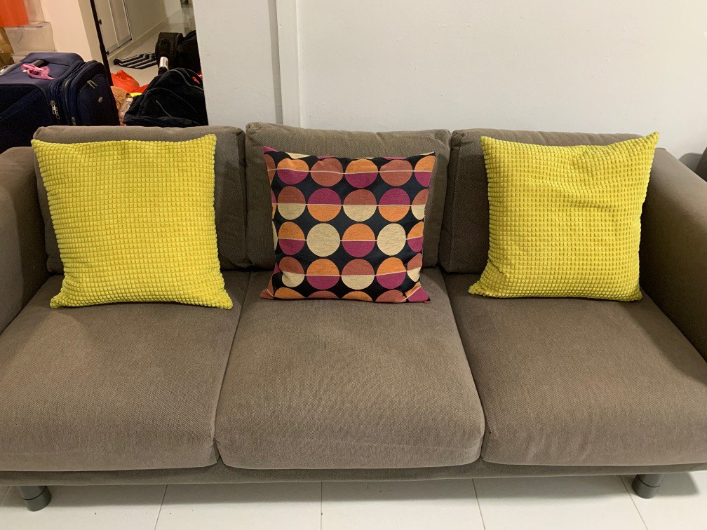 ikea cushions feather, Furniture & Home Living, Home Decor, Cushions