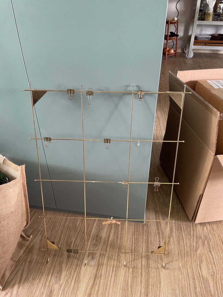 IKEA gold photo frame hanger, Furniture & Home Living, Home Decor, Wall