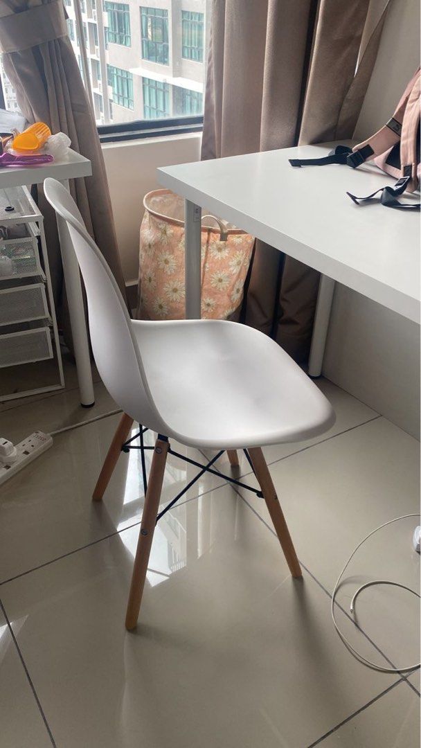 Ikea office table with chair, Furniture & Home Living, Furniture