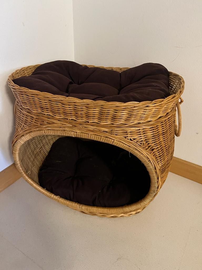 Ikea Rattan Basket Cubby Hole Cabinet