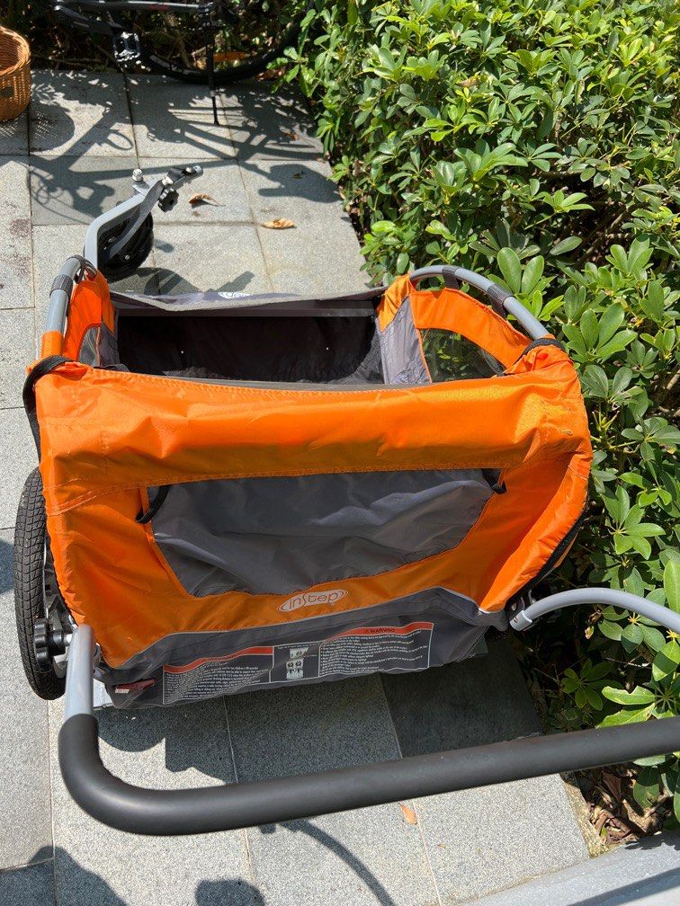 Instep bike store trailer orange