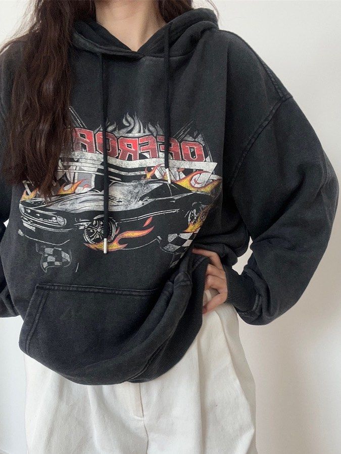 Garage oversized hoodie hotsell