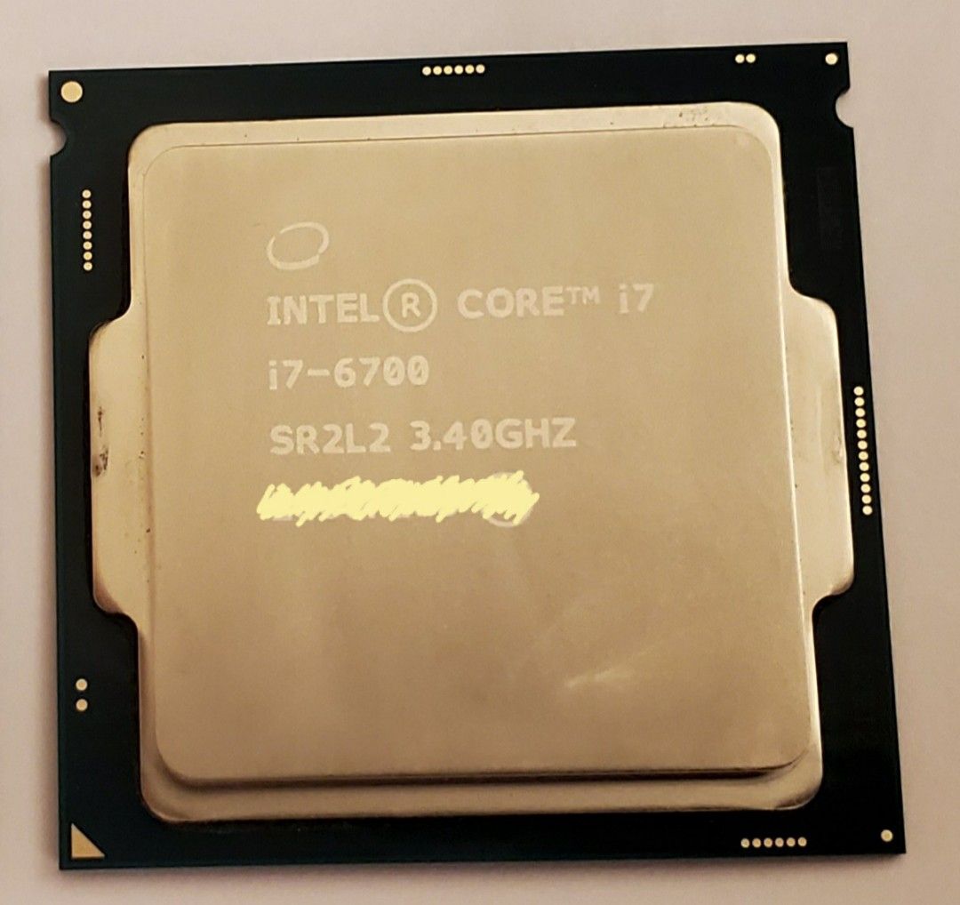 Intel Core i7-6700（3.4GHz/8M/C4/T8）動作品-