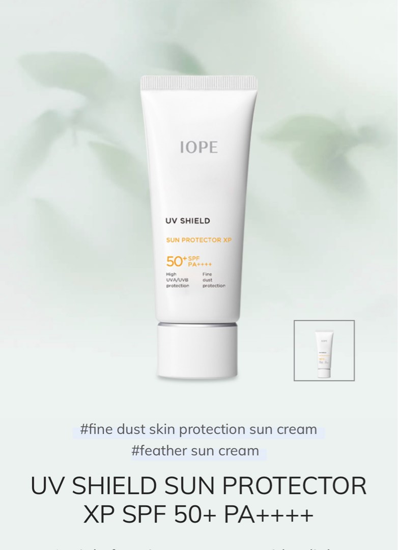 IOPE UV SHIELD SUN PROTECTOR XP SPF 50+ PA++++, Beauty & Personal Care