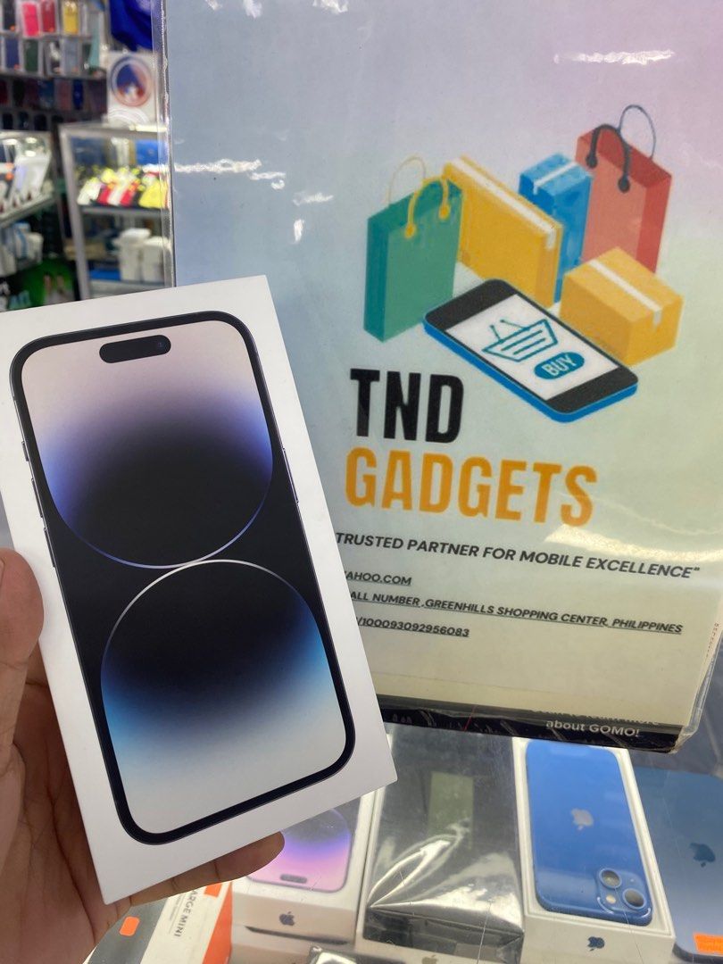 Iphone 14 pro 256gb Brand new (Category: iPhone 14 Series) located in Pasig City. Submitted by melissaomb01623 (Listing ID 1251340724, Image 2). Description: Iphone 14 pro 256gb Brand new sealed factory unlocked ntc variant 1 year warranty in Apple pick up store in greenhills shopping center we do cod in metro manila and near provinces just add sf only. .