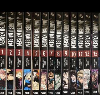 Jujutsu Kaisen Manga (Used) Vol. 1-12, 15