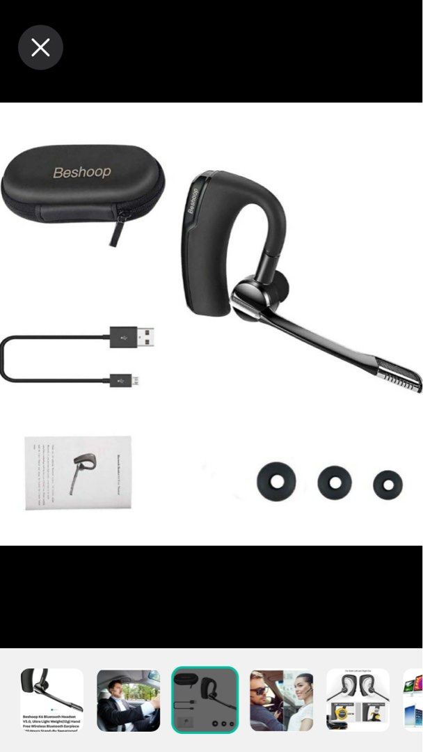 Beshoop bluetooth best sale headset