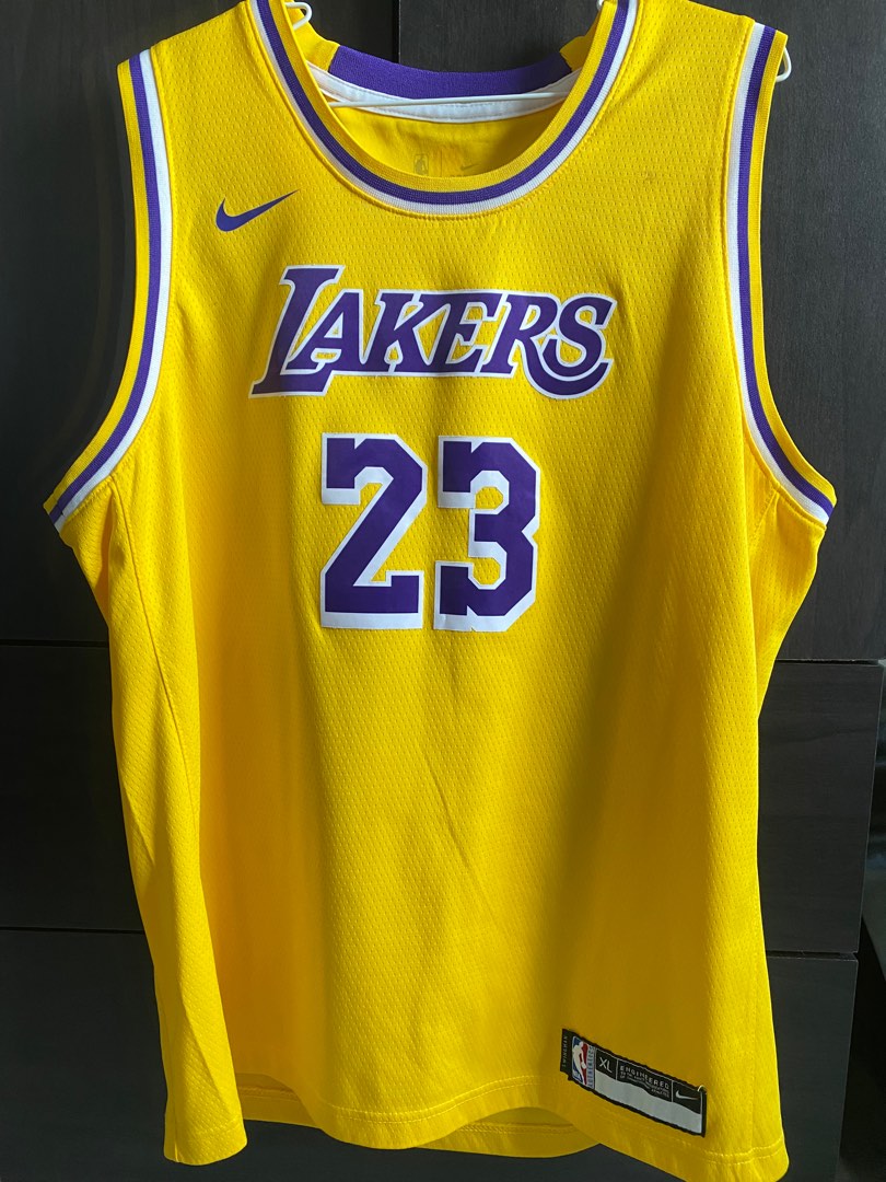 Nike authentic lebron james lakers jersey, Men's Fashion, Activewear on  Carousell