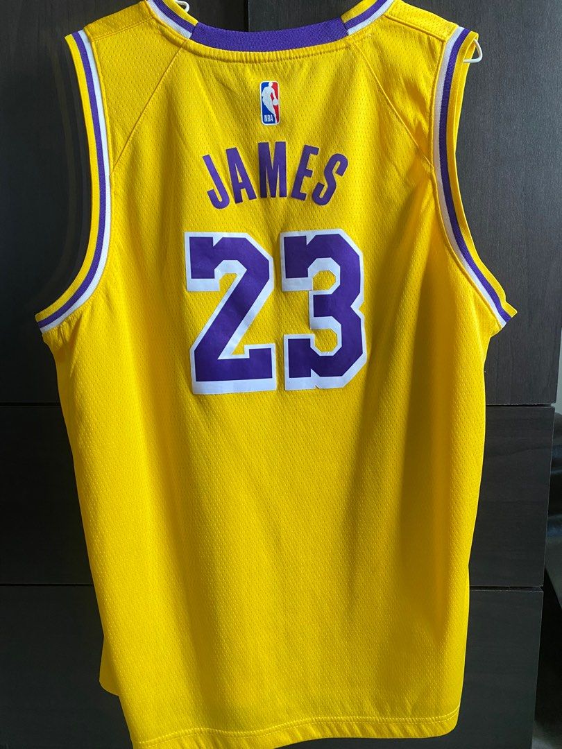 New NBA Men's LeBron James #23 LA LAKERS Jersey Size MED