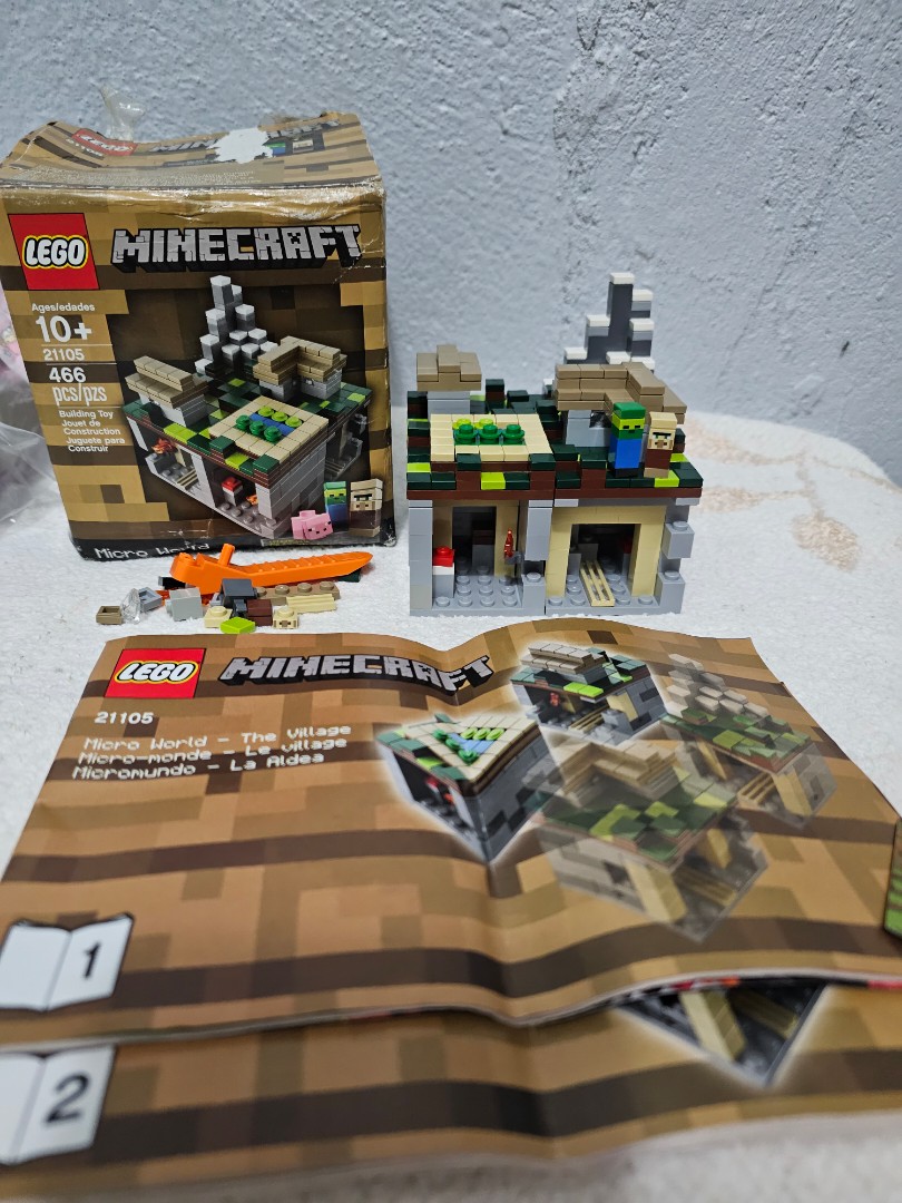 LEGO 21105 Mine Craft Micro World: The Village, Hobbies & Toys, Toys & Games  on Carousell