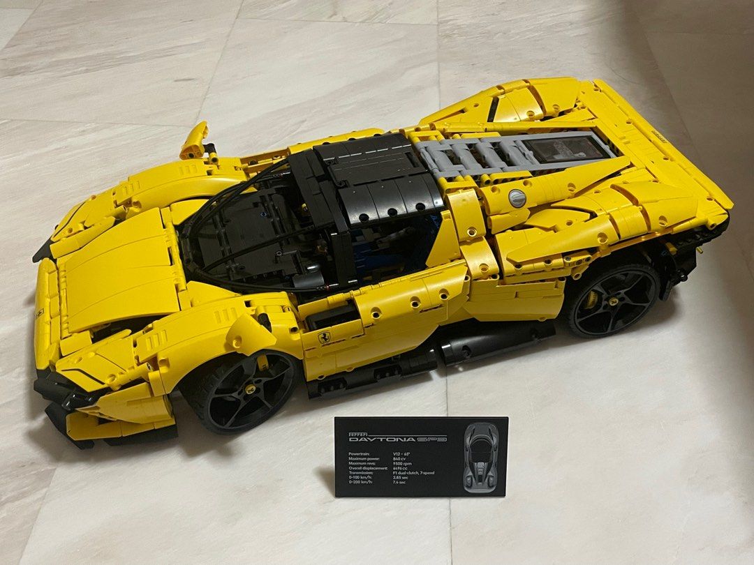Lego yellow on sale ferrari