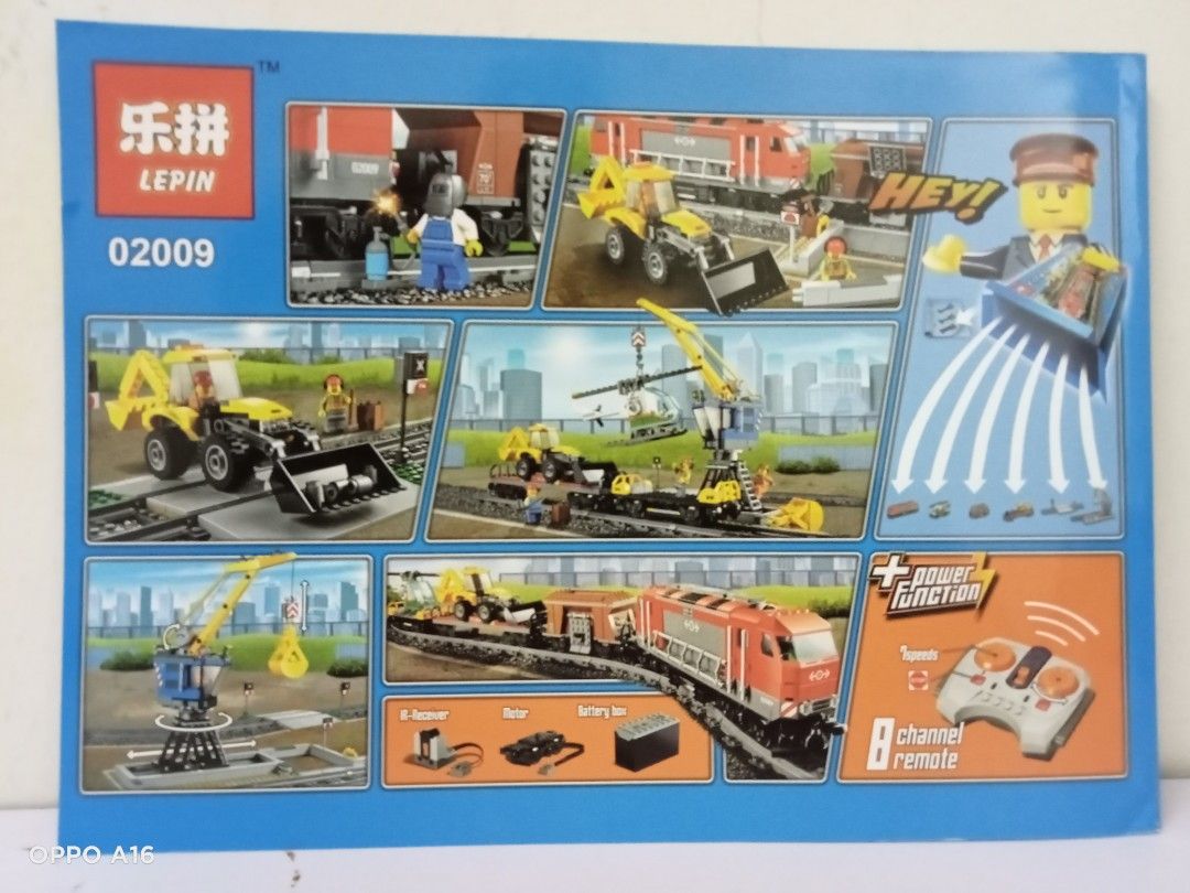 Lepin Cities Heavy Haul Train Used
