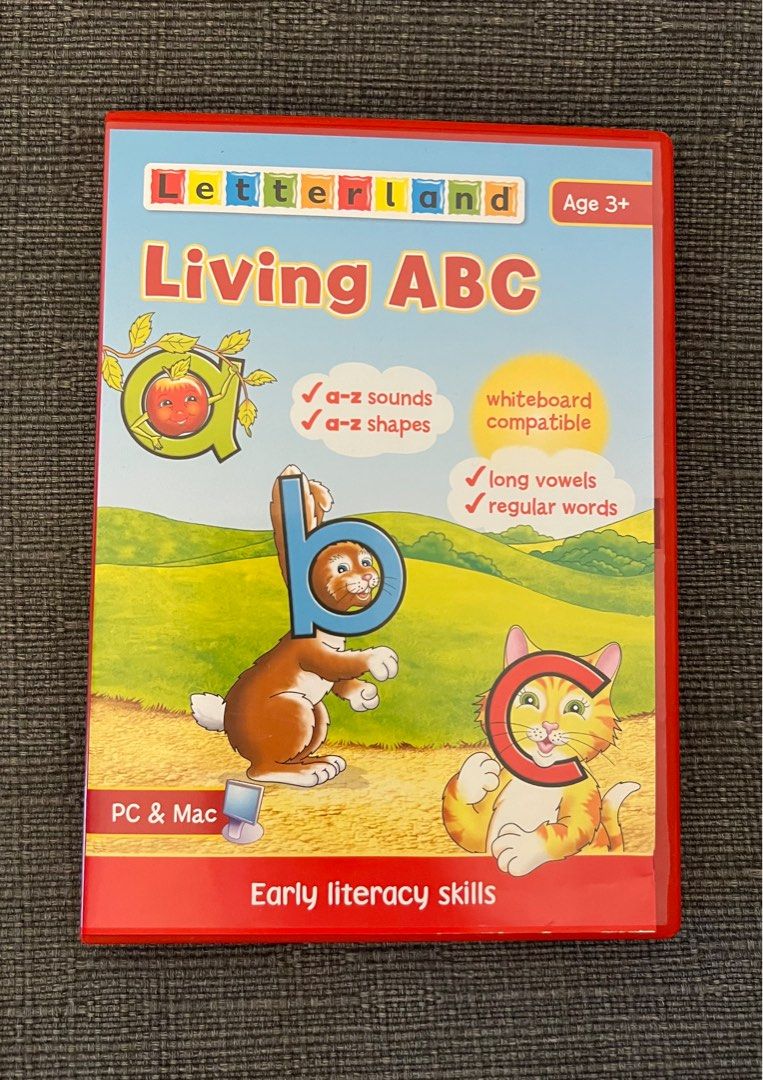 Letterland Living ABC CD Rom 興趣及遊戲 書本 文具 小朋友書 Carousell