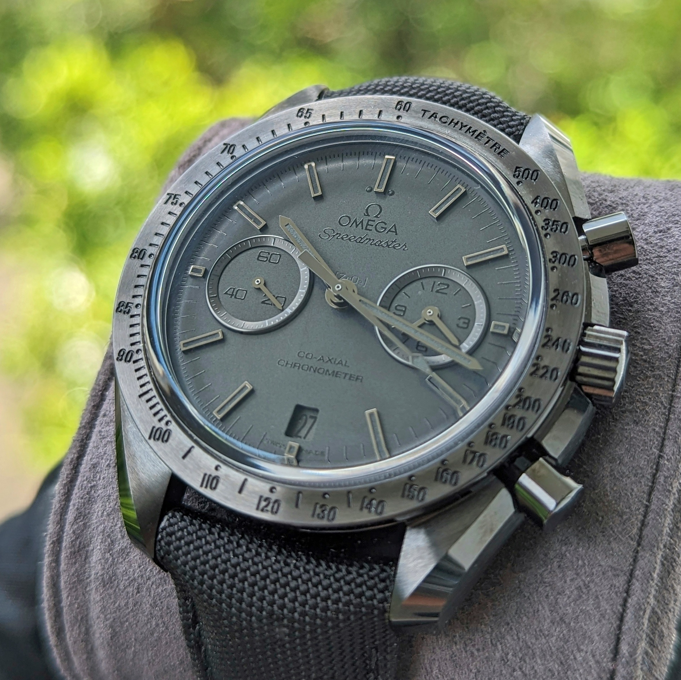 Like New Feb 2022 Omega Speedmaster Dark Side Of The Moon Co