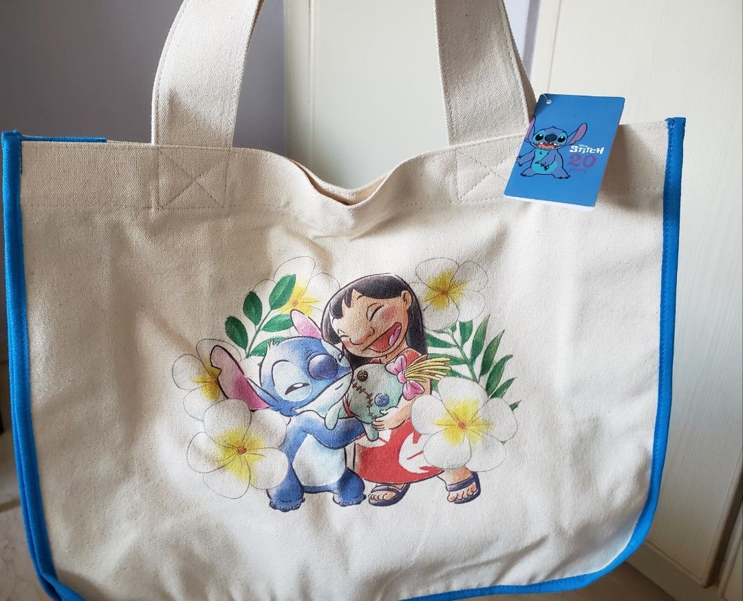 Lilo x Stitch tote bag from Hong Kong Disneyland, Women's Fashion, Bags