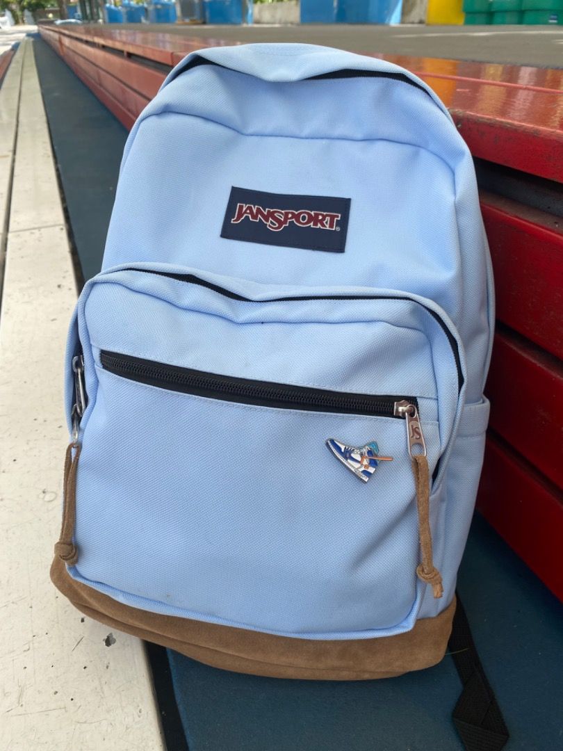 Pewter blue jansport backpack 2025