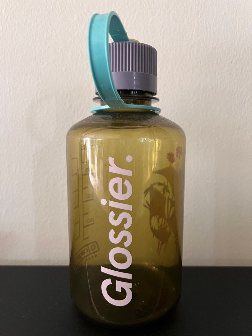 Limited edition glossier Nalgene water bottle, Furniture & Home Living