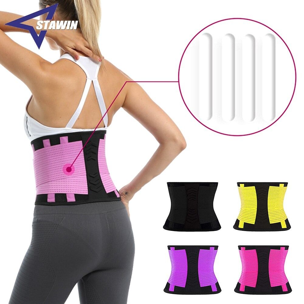Lose Weight Sports Waist Support Belt Back Waist Trainer Trimmer Belt Gym Waist Protector Weightlifting Reshape Your Body Unisex Carousell