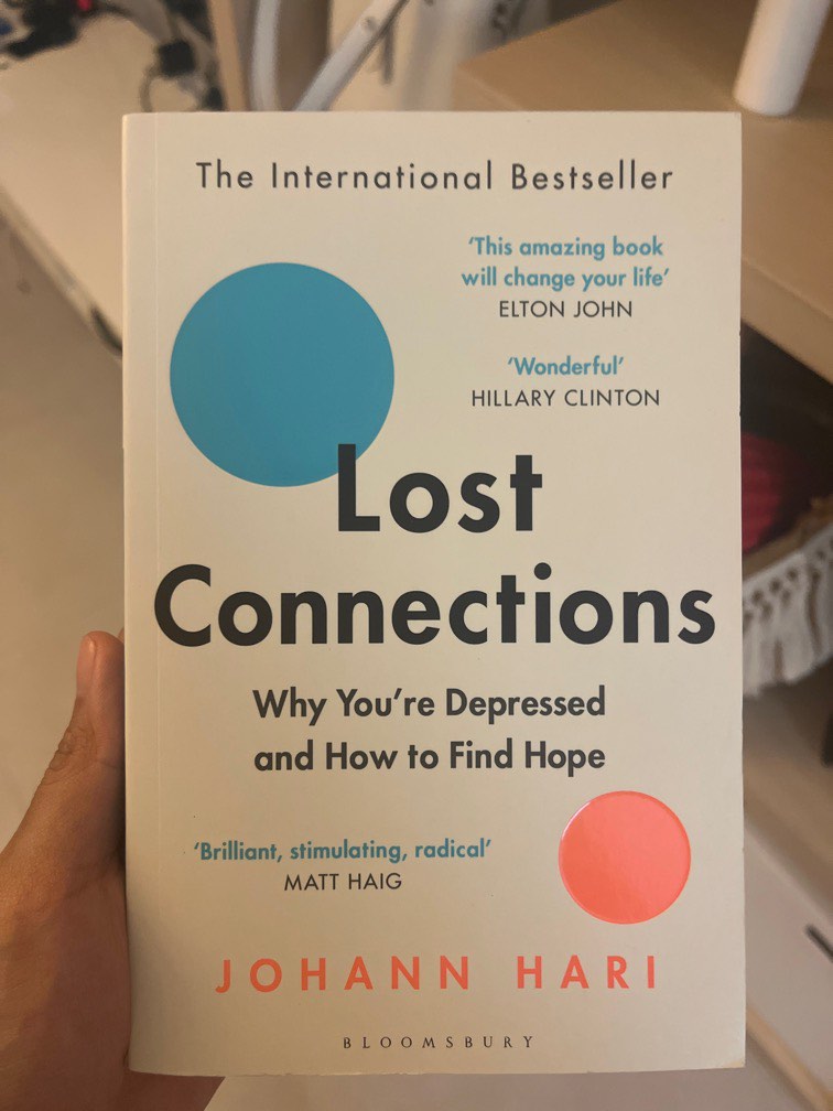 Lost connections non fiction book mental health, Hobbies & Toys, Books