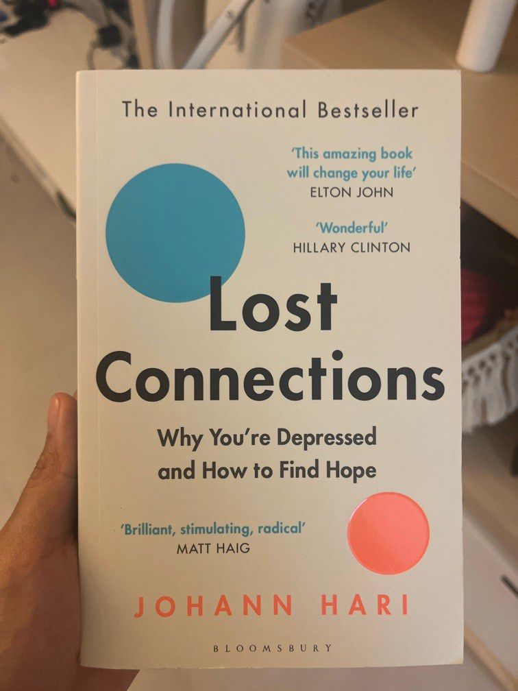 Lost connections non fiction book mental health, Hobbies & Toys, Books