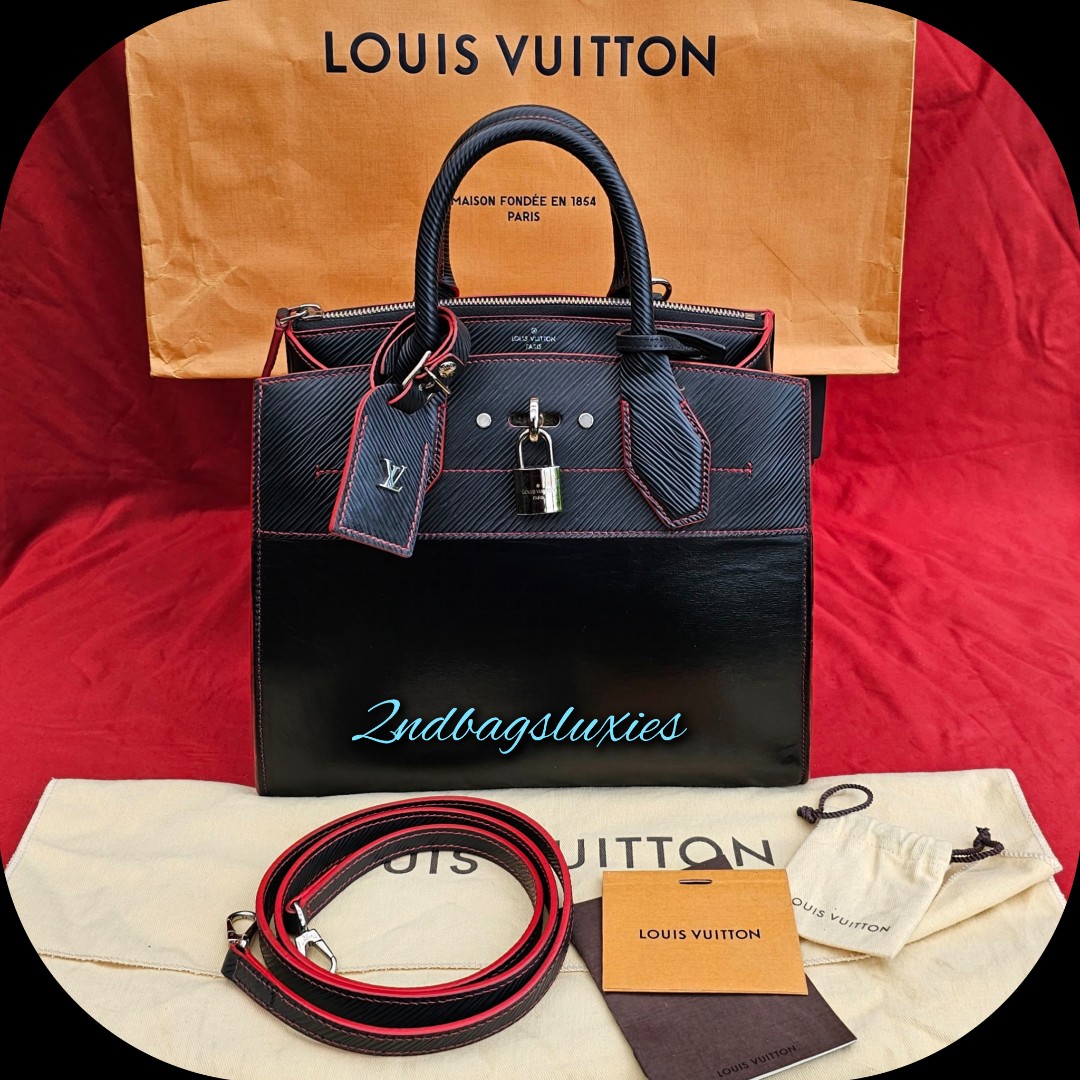 Louis Vuitton Steamer PM Black Calf