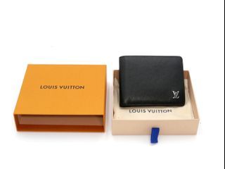 Louis Vuitton Bag Baikal Ardoise Black Clutch Second Men's Taiga M30182  LOUISVUITTON