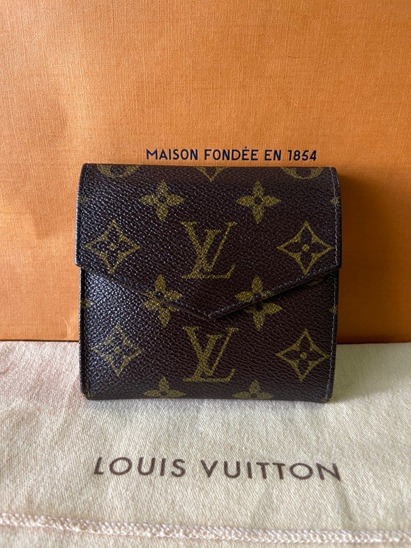 Lv short shop wallet monogram