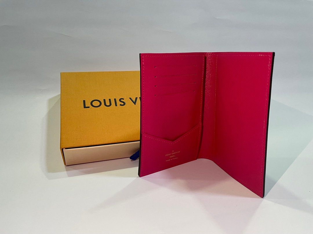 Louis Vuitton Passport Cover Monogram Vivienne Myosotis Blue for Women