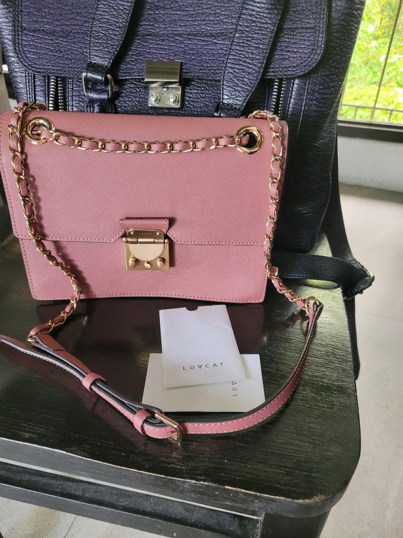 LOVCAT PARIS STRUCTURED STANDALONE SLING BAG on Carousell