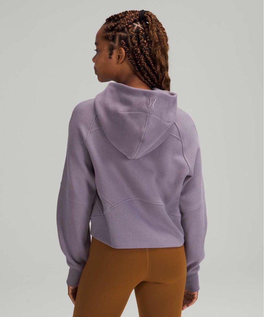 Lululemon Scuba Oversized Full Zip - Dusky Lavender XS/S, Women's Fashion,  Activewear on Carousell