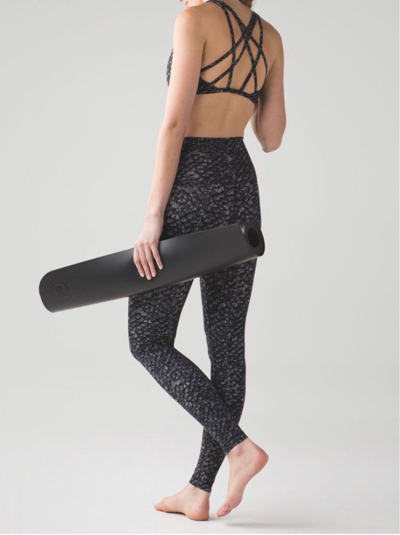 Lululemon Wunder Under Pant Hi Rise Pattern Size 2 Women s