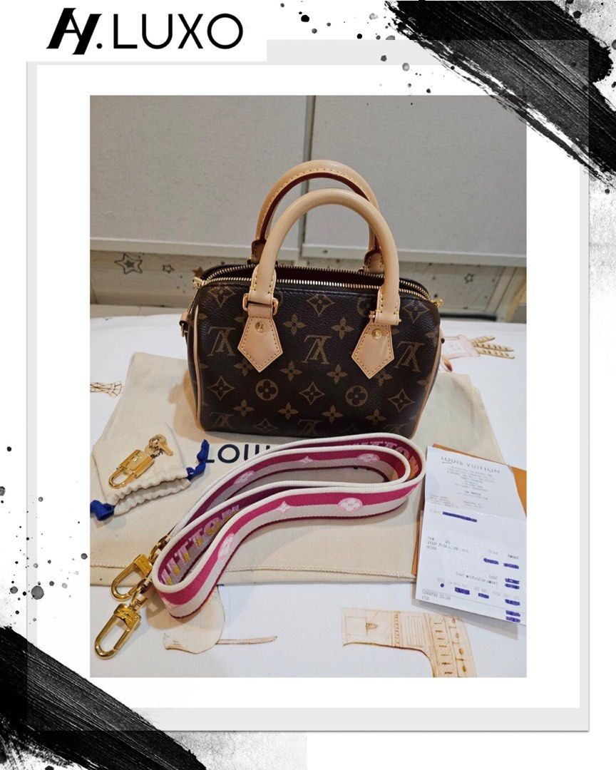 New LV alma PM monogram - db,lock,key,clochette,booklet,db kecil