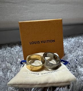 Louis Vuitton Set Blooming Strass Rings Set New Box Receipt Gold 3 Rings
