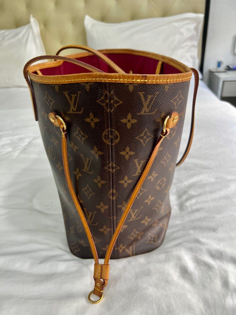 LV Neverfull multicolor MM, Luxury, Bags & Wallets on Carousell